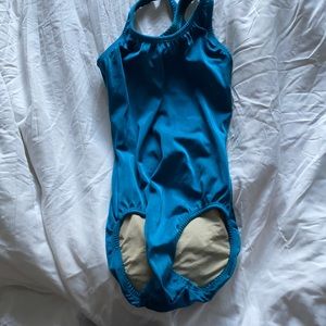 - teal second skin leotard